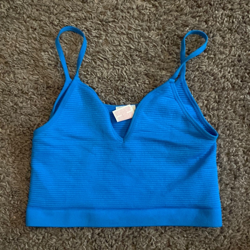 Teal sports bra size m